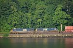 Morning Southbound Along Western Shoreline of Hudson River.